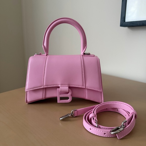 Balenciaga Handbags - Pink Balenciaga Hourglass XS NWT